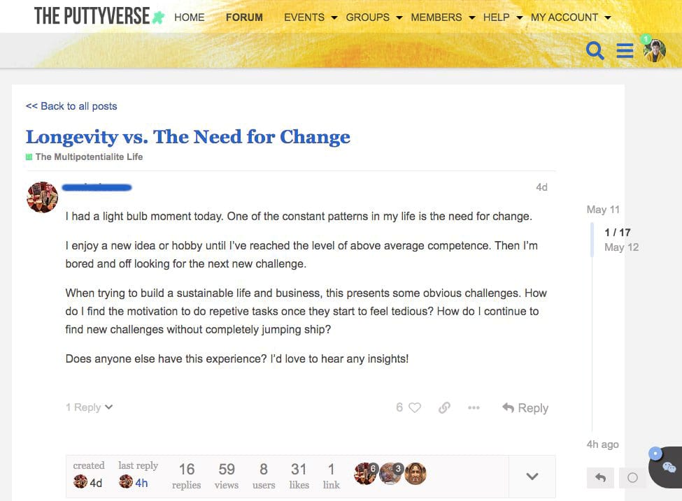 Puttyverse Forum Thread Example Puttyverse Forum Thread Example